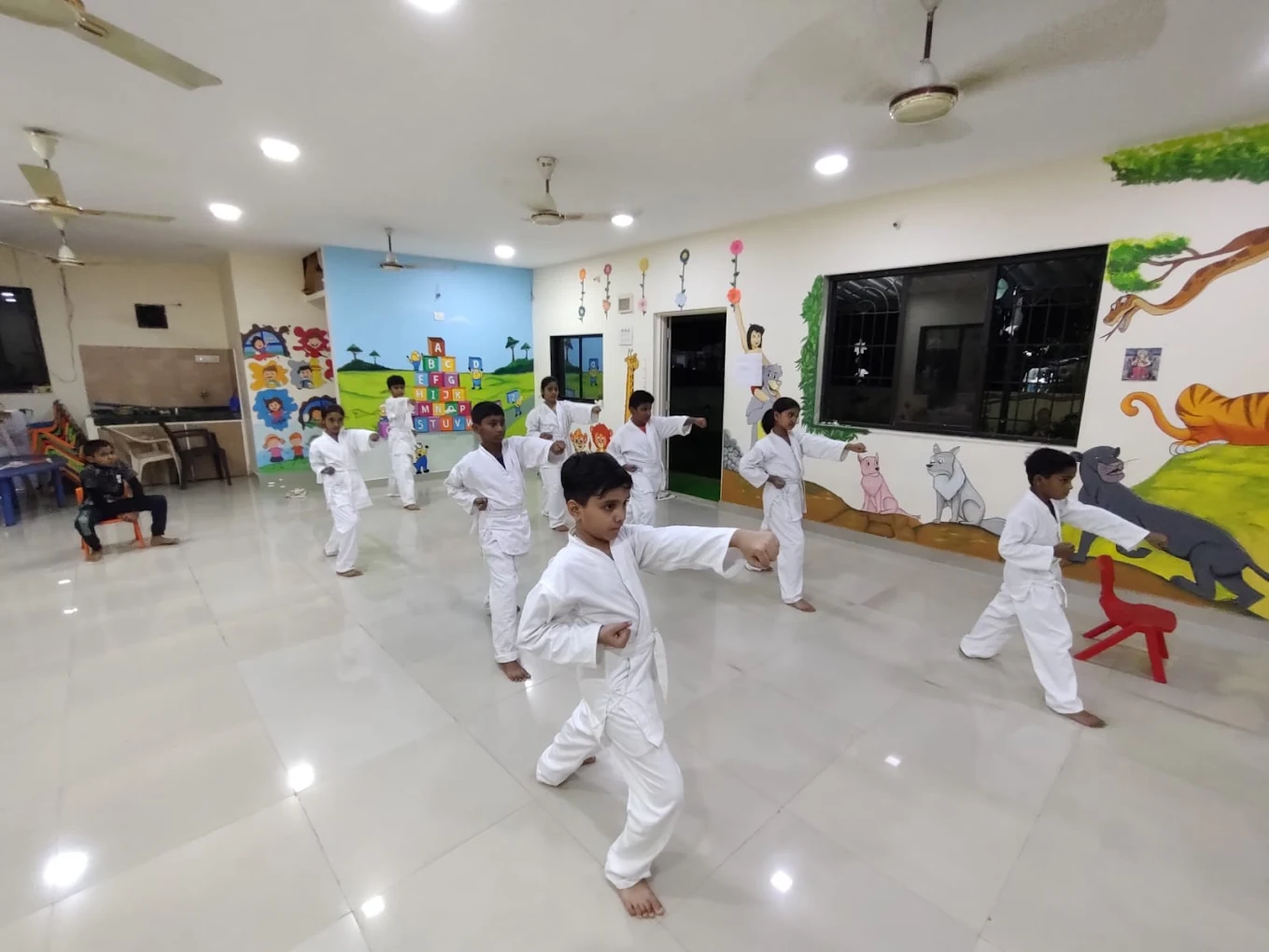 Kids Karate Training Session