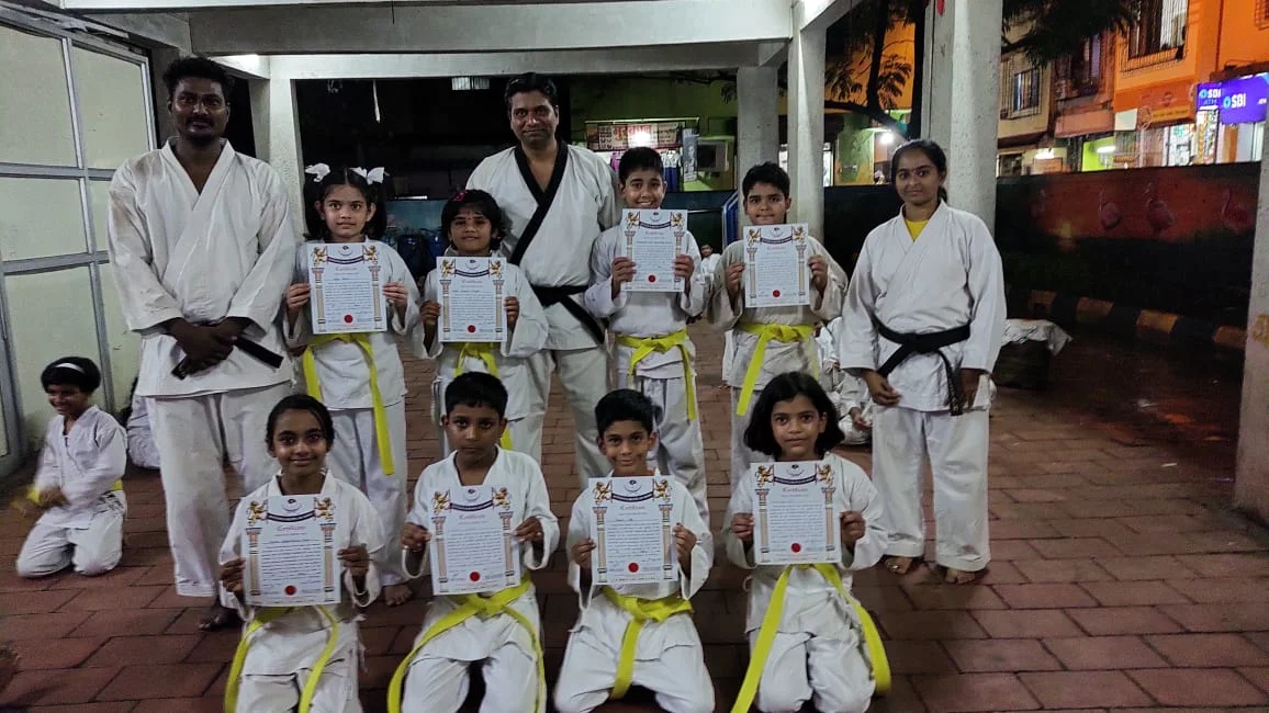Sutemi Karate-Do India Instructors with Certified Students